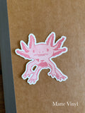 Axolotyl Vinyl Sticker