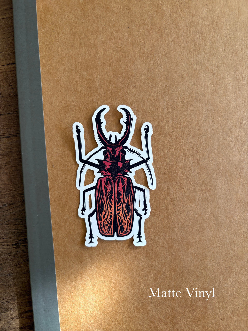 Beetle Vinyl Sticker