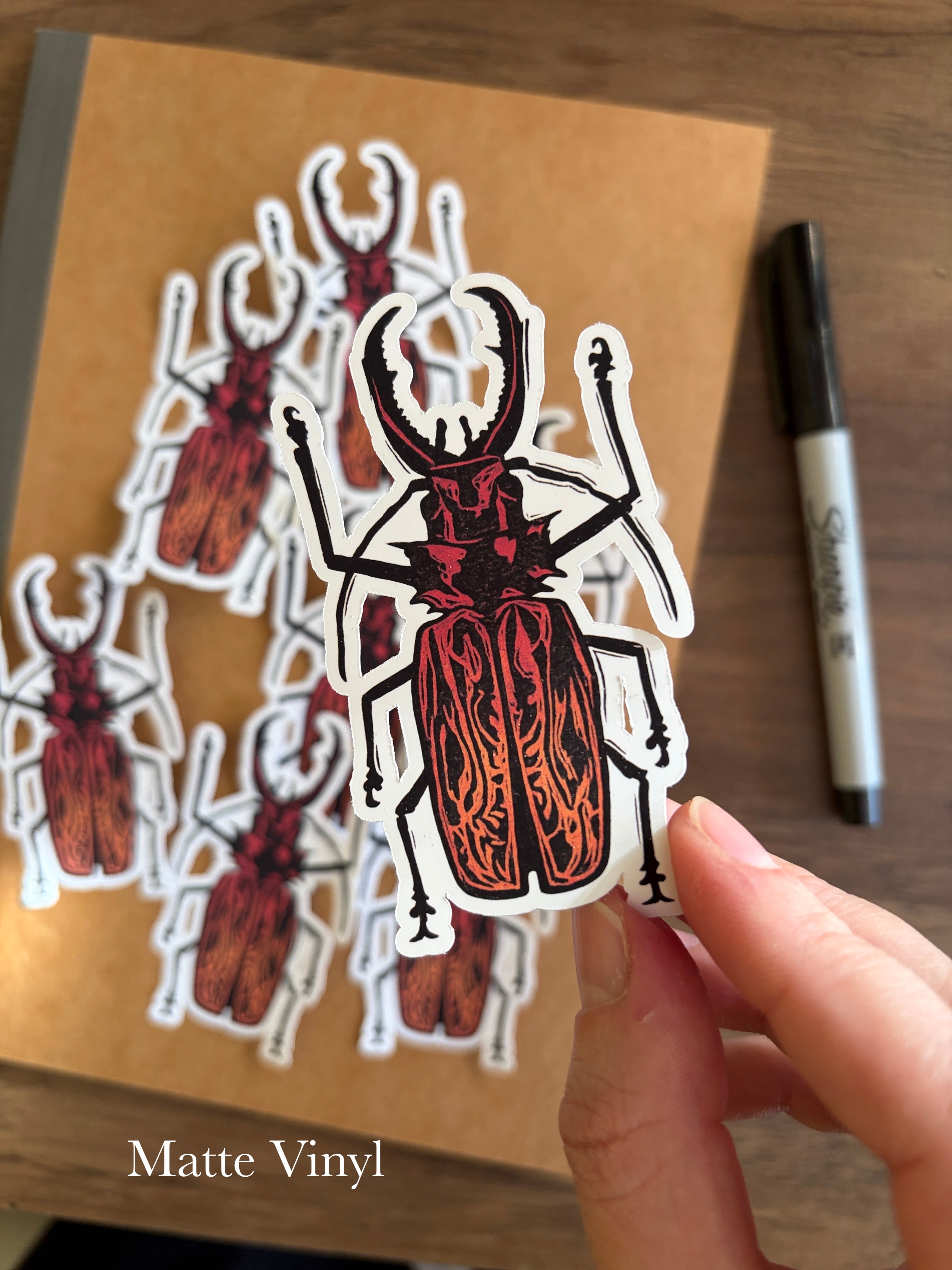 Beetle Vinyl Sticker