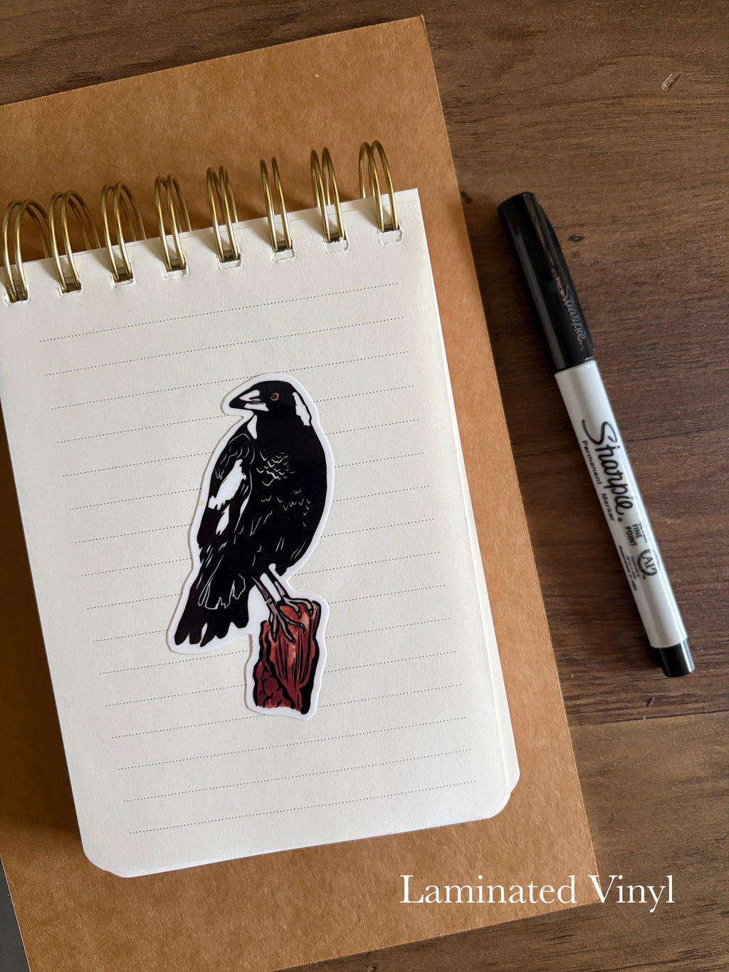 Magpie Vinyl Sticker